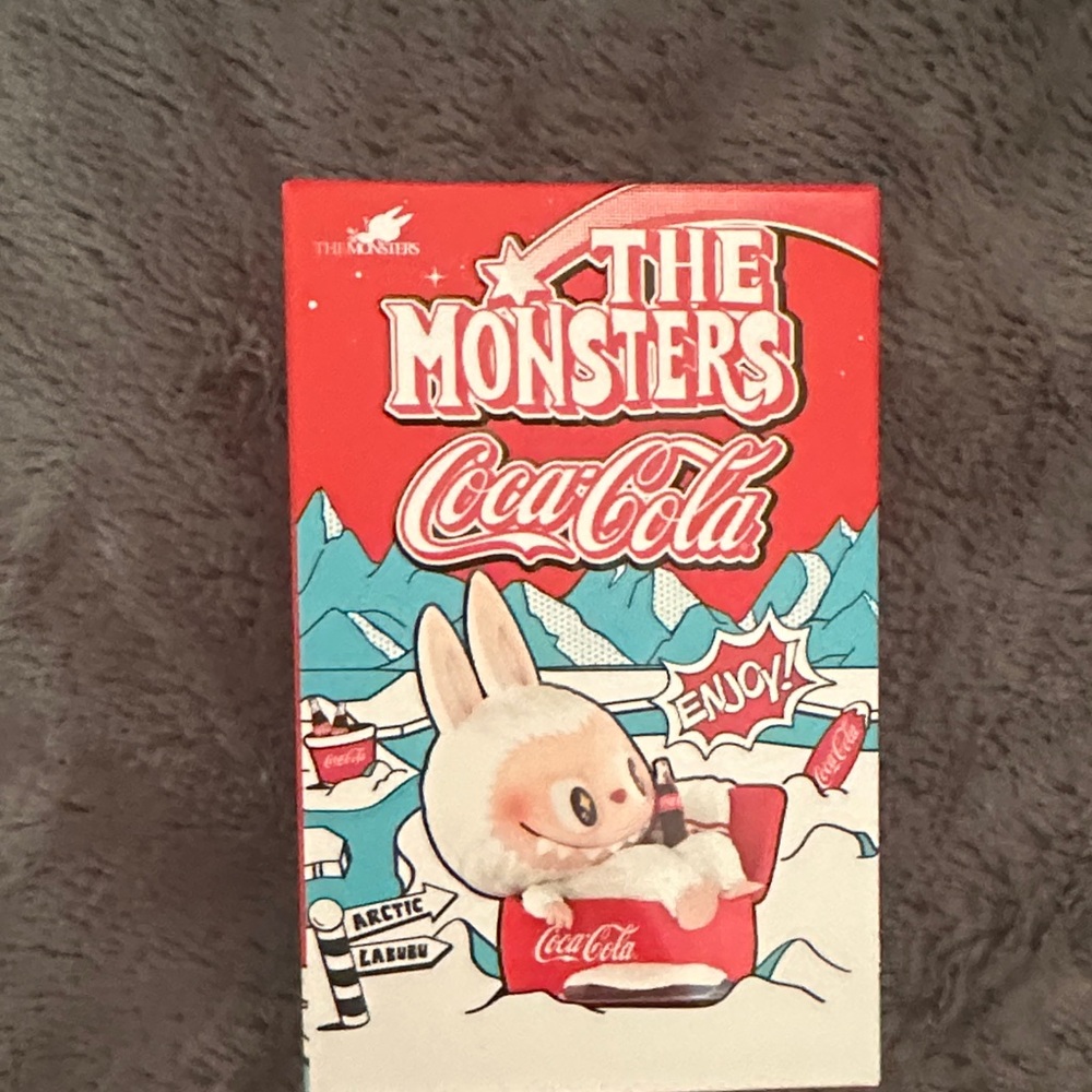Coca-Cola Red Box with Cute Bunny Characters